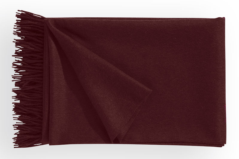 Christian Fischer Plaids aus Baby Alpaka marsala