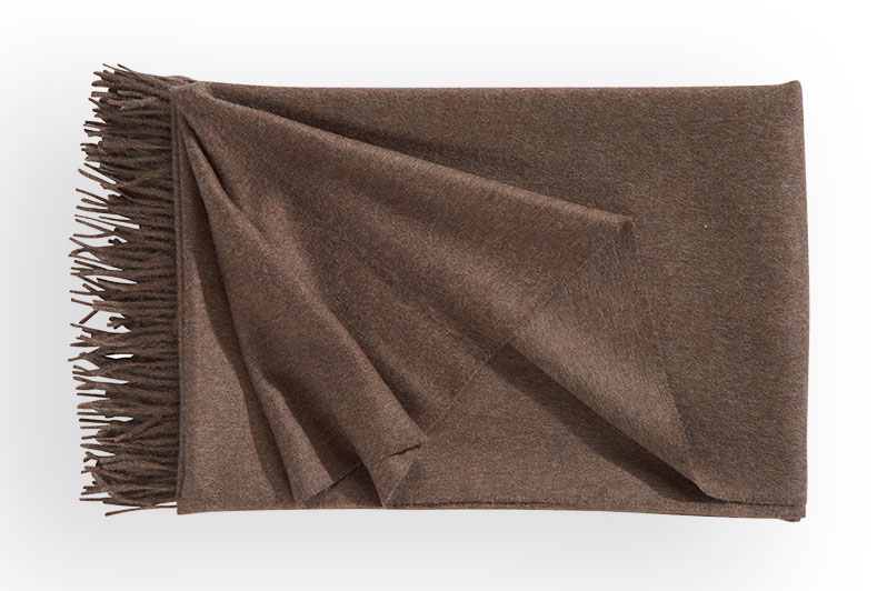 Christian Fischer Plaids aus Baby Alpaka mocha